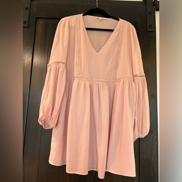 BCBGeneration Soft Pink Fabric Tunic/ Dress - Picture 1 of 5